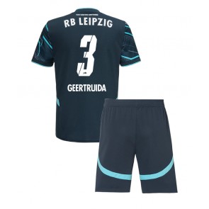 RB Leipzig Lutsharel Geertruida #3 Alternativní dres komplet pro Děti 2024-25 Krátkým Rukávem (+ Krátké kalhoty)