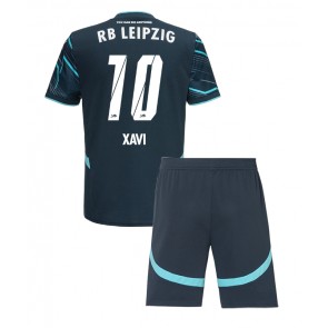 RB Leipzig Xavi Simons #10 Alternativní dres komplet pro Děti 2024-25 Krátkým Rukávem (+ Krátké kalhoty)