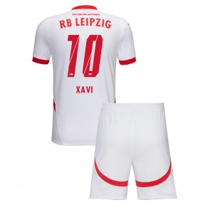 RB Leipzig Xavi Simons #10 Domácí dres komplet pro Děti 2024-25 Krátkým Rukávem (+ Krátké kalhoty)