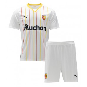 RC Lens Alternativní dres komplet pro Děti 2024-25 Krátkým Rukávem (+ Krátké kalhoty)