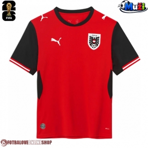 Rakousko Domácí Dres MS 2026 Krátkým Rukávem