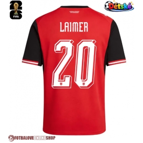 Rakousko Konrad Laimer #20 Domácí dres komplet pro Děti MS 2026 Krátkým Rukávem (+ Krátké kalhoty)