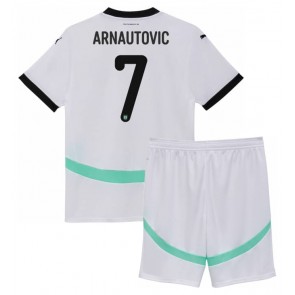 Rakousko Marko Arnautovic #7 Venkovní dres komplet pro Děti ME 2024 Krátkým Rukávem (+ Krátké kalhoty)