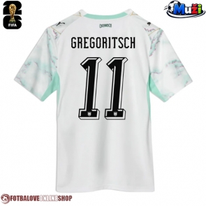 Rakousko Michael Gregoritsch #11 Venkovní Dres MS 2026 Krátkým Rukávem