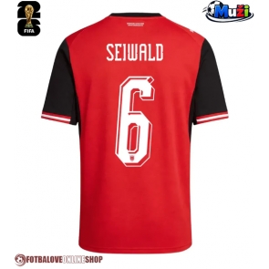 Rakousko Nicolas Seiwald #6 Domácí Dres MS 2026 Krátkým Rukávem
