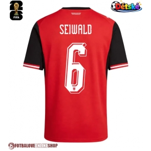 Rakousko Nicolas Seiwald #6 Domácí dres komplet pro Děti MS 2026 Krátkým Rukávem (+ Krátké kalhoty)