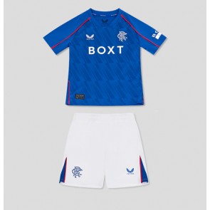Rangers Domácí dres komplet pro Děti 2024-25 Krátkým Rukávem (+ Krátké kalhoty)