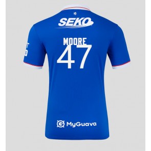 Rangers Mikey Moore #47 Domácí Dres 2025-26 Krátkým Rukávem Rangers Mikey Moore #47 Domácí Dres 2025-26 Krátkým Rukávem