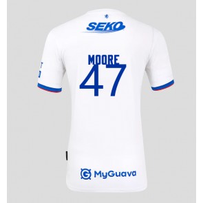 Rangers Mikey Moore #47 Venkovní Dres 2025-26 Krátkým Rukávem Rangers Mikey Moore #47 Venkovní Dres 2025-26 Krátkým Rukávem