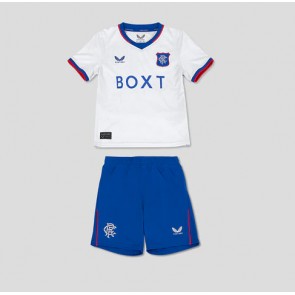 Rangers Venkovní dres komplet pro Děti 2024-25 Krátkým Rukávem (+ Krátké kalhoty)