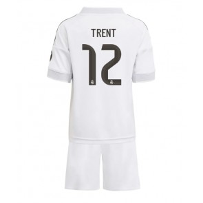 Real Madrid Alexander-Arnold #12 Domácí dres komplet pro Děti 2025-26 Krátkým Rukávem (+ Krátké kalhoty)