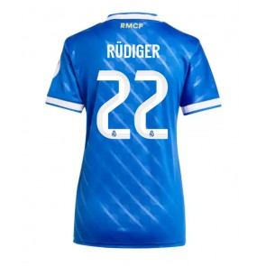 Real Madrid Antonio Rudiger #22 Alternativní Dres pro Dámy 2025-26 Krátkým Rukávem