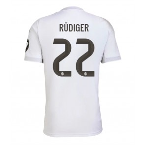 Real Madrid Antonio Rudiger #22 Domácí Dres 2025-26 Krátkým Rukávem