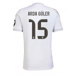 Real Madrid Arda Guler #15 Domácí Dres 2025-26 Krátkým Rukávem