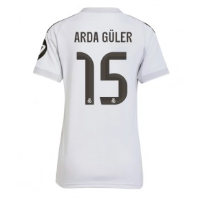 Real Madrid Arda Guler #15 Domácí Dres pro Dámy 2025-26 Krátkým Rukávem Real Madrid Arda Guler #15 Domácí Dres pro Dámy 2025-26 Krátkým Rukávem