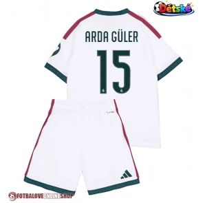Real Madrid Arda Guler #15 Domácí dres komplet pro Děti 2026-27 Krátkým Rukávem (+ Krátké kalhoty)