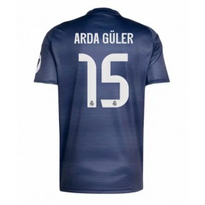 Real Madrid Arda Guler #15 Venkovní Dres 2025-26 Krátkým Rukávem Real Madrid Arda Guler #15 Venkovní Dres 2025-26 Krátkým Rukávem