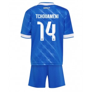 Real Madrid Aurelien Tchouameni #14 Alternativní dres komplet pro Děti 2025-26 Krátkým Rukávem (+ Krátké kalhoty)