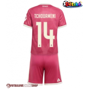 Real Madrid Aurelien Tchouameni #14 Alternativní dres komplet pro Děti 2026-27 Krátkým Rukávem (+ Krátké kalhoty)