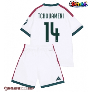 Real Madrid Aurelien Tchouameni #14 Domácí dres komplet pro Děti 2026-27 Krátkým Rukávem (+ Krátké kalhoty)