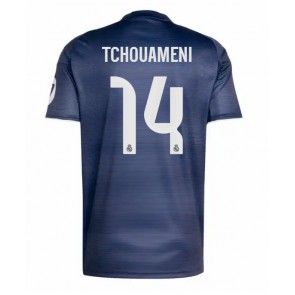 Real Madrid Aurelien Tchouameni #14 Venkovní Dres 2025-26 Krátkým Rukávem Real Madrid Aurelien Tchouameni #14 Venkovní Dres 2025-26 Krátkým Rukávem