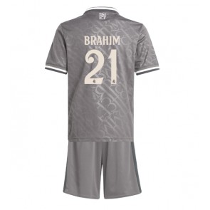 Real Madrid Brahim Diaz #21 Alternativní dres komplet pro Děti 2024-25 Krátkým Rukávem (+ Krátké kalhoty)
