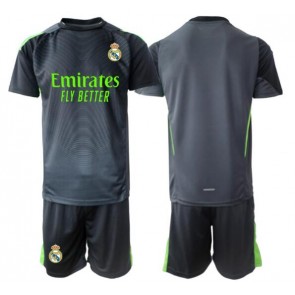 Real Madrid Brankář Alternativní dres komplet pro Děti 2025-26 Krátkým Rukávem (+ Krátké kalhoty)