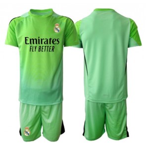Real Madrid Brankář Venkovní dres komplet pro Děti 2025-26 Krátkým Rukávem (+ Krátké kalhoty)