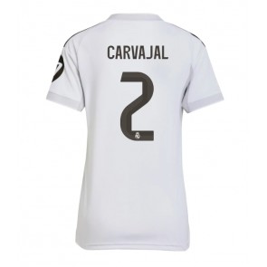 Real Madrid Daniel Carvajal #2 Domácí Dres pro Dámy 2025-26 Krátkým Rukávem Real Madrid Daniel Carvajal #2 Domácí Dres pro Dámy 2025-26 Krátkým Rukávem