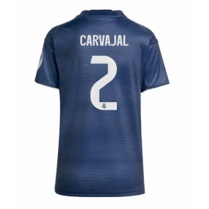 Real Madrid Daniel Carvajal #2 Venkovní Dres pro Dámy 2025-26 Krátkým Rukávem