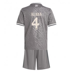 Real Madrid David Alaba #4 Alternativní dres komplet pro Děti 2024-25 Krátkým Rukávem (+ Krátké kalhoty)