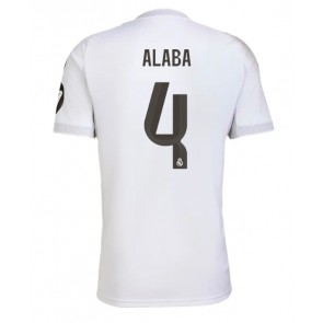 Real Madrid David Alaba #4 Domácí Dres 2025-26 Krátkým Rukávem