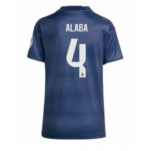 Real Madrid David Alaba #4 Venkovní Dres pro Dámy 2025-26 Krátkým Rukávem Real Madrid David Alaba #4 Venkovní Dres pro Dámy 2025-26 Krátkým Rukávem