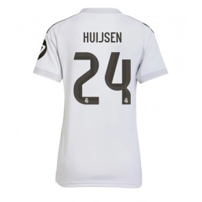Real Madrid Dean Huijsen #24 Domácí Dres pro Dámy 2025-26 Krátkým Rukávem Real Madrid Dean Huijsen #24 Domácí Dres pro Dámy 2025-26 Krátkým Rukávem