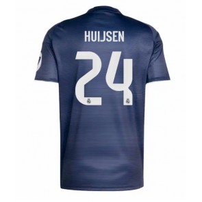 Real Madrid Dean Huijsen #24 Venkovní Dres 2025-26 Krátkým Rukávem