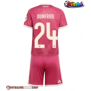 Real Madrid Denzel Dumfries #24 Alternativní dres komplet pro Děti 2026-27 Krátkým Rukávem (+ Krátké kalhoty)