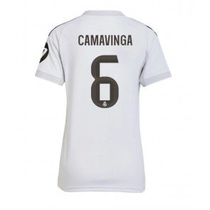 Real Madrid Eduardo Camavinga #6 Domácí Dres pro Dámy 2025-26 Krátkým Rukávem Real Madrid Eduardo Camavinga #6 Domácí Dres pro Dámy 2025-26 Krátkým Rukávem