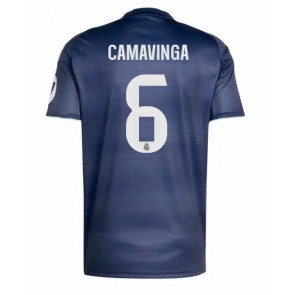 Real Madrid Eduardo Camavinga #6 Venkovní Dres 2025-26 Krátkým Rukávem Real Madrid Eduardo Camavinga #6 Venkovní Dres 2025-26 Krátkým Rukávem