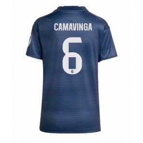 Real Madrid Eduardo Camavinga #6 Venkovní Dres pro Dámy 2025-26 Krátkým Rukávem