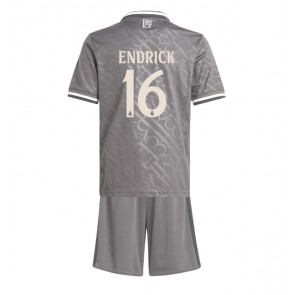 Real Madrid Endrick #16 Alternativní dres komplet pro Děti 2024-25 Krátkým Rukávem (+ Krátké kalhoty)