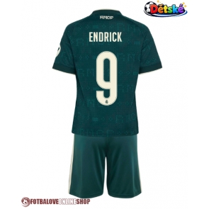 Real Madrid Endrick #9 Venkovní dres komplet pro Děti 2026-27 Krátkým Rukávem (+ Krátké kalhoty)