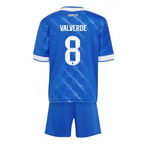 Real Madrid Federico Valverde #8 Alternativní dres komplet pro Děti 2025-26 Krátkým Rukávem (+ Krátké kalhoty)