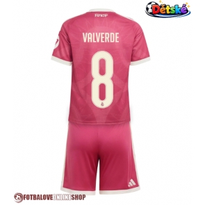 Real Madrid Federico Valverde #8 Alternativní dres komplet pro Děti 2026-27 Krátkým Rukávem (+ Krátké kalhoty)