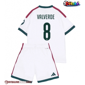 Real Madrid Federico Valverde #8 Domácí dres komplet pro Děti 2026-27 Krátkým Rukávem (+ Krátké kalhoty)