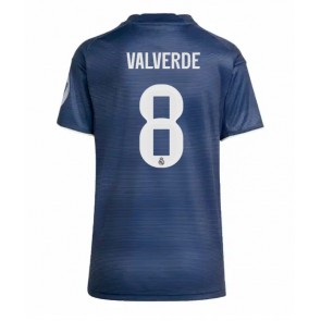 Real Madrid Federico Valverde #8 Venkovní Dres pro Dámy 2025-26 Krátkým Rukávem Real Madrid Federico Valverde #8 Venkovní Dres pro Dámy 2025-26 Krátkým Rukávem