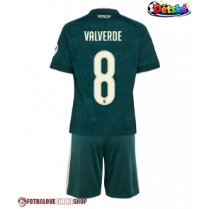 Real Madrid Federico Valverde #8 Venkovní dres komplet pro Děti 2026-27 Krátkým Rukávem (+ Krátké kalhoty)