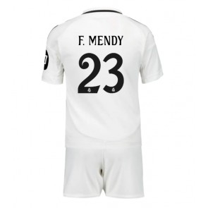Real Madrid Ferland Mendy #23 Domácí dres komplet pro Děti 2024-25 Krátkým Rukávem (+ Krátké kalhoty)