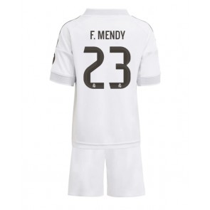Real Madrid Ferland Mendy #23 Domácí dres komplet pro Děti 2025-26 Krátkým Rukávem (+ Krátké kalhoty)