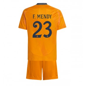 Real Madrid Ferland Mendy #23 Venkovní dres komplet pro Děti 2024-25 Krátkým Rukávem (+ Krátké kalhoty)