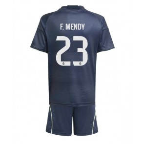Real Madrid Ferland Mendy #23 Venkovní dres komplet pro Děti 2025-26 Krátkým Rukávem (+ Krátké kalhoty)